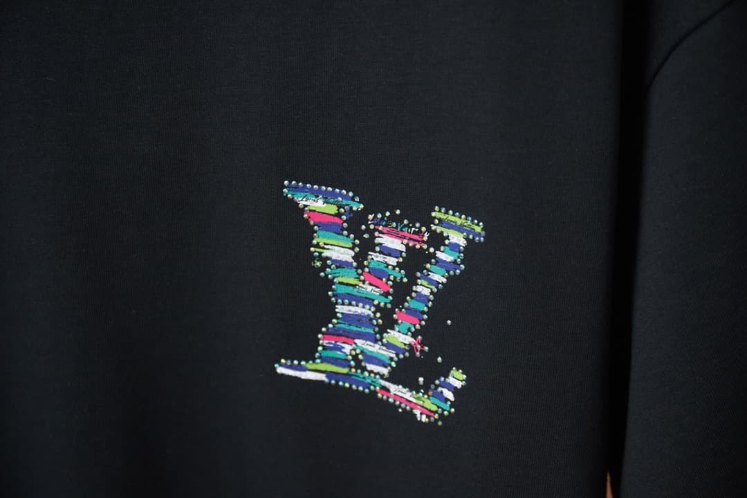 Letter Rainbow Rhinestone T-Shirt