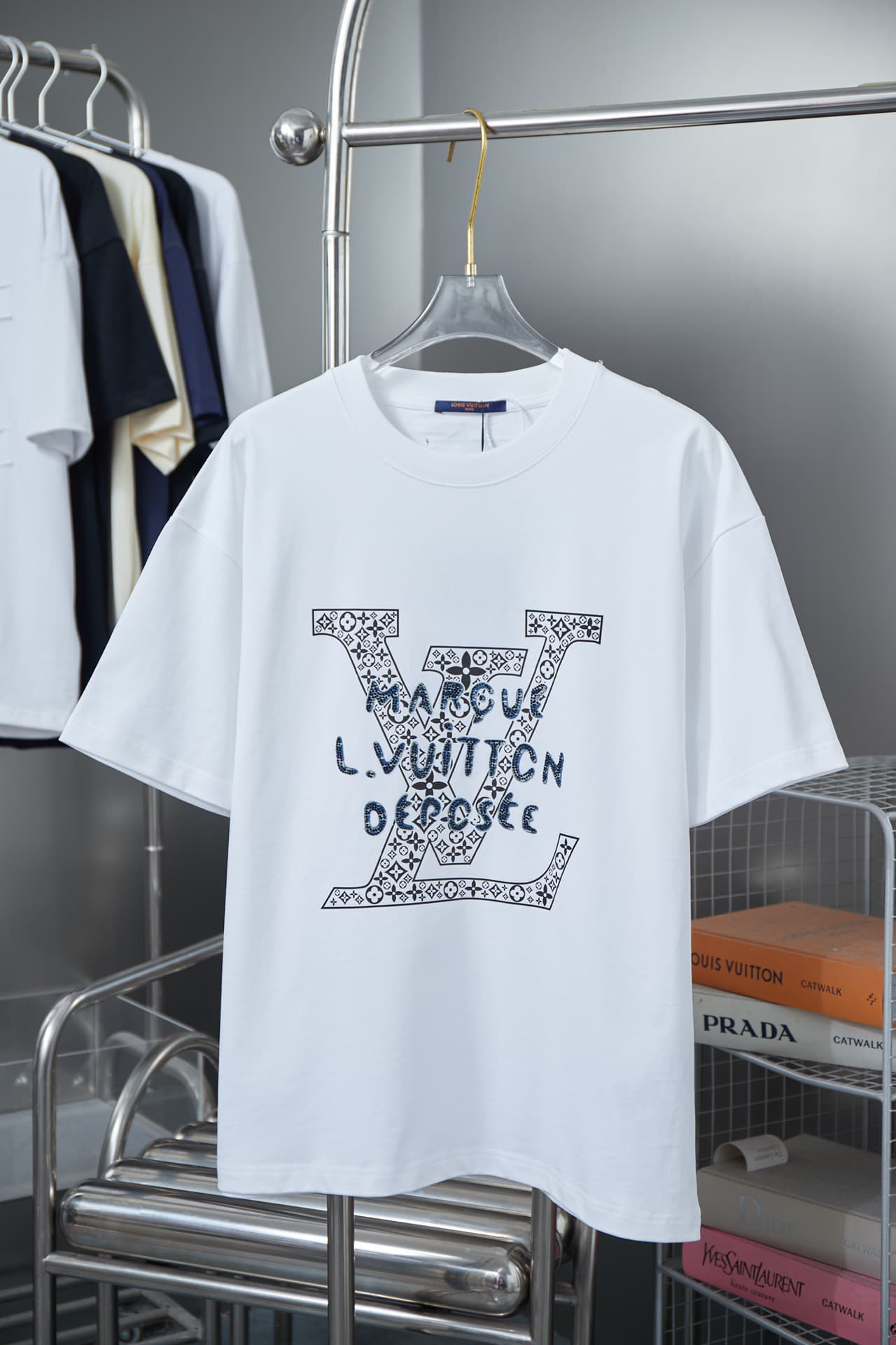 2025 New Style Letter Rhinestone T-shirt