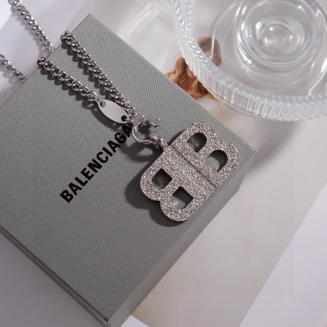 Avant-Garde Symmetric Letter Necklace