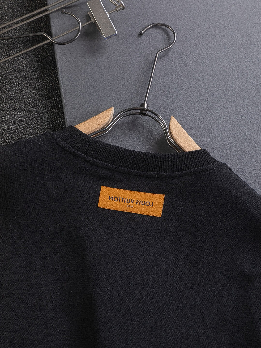 Blue Embroidered Sweatshirt