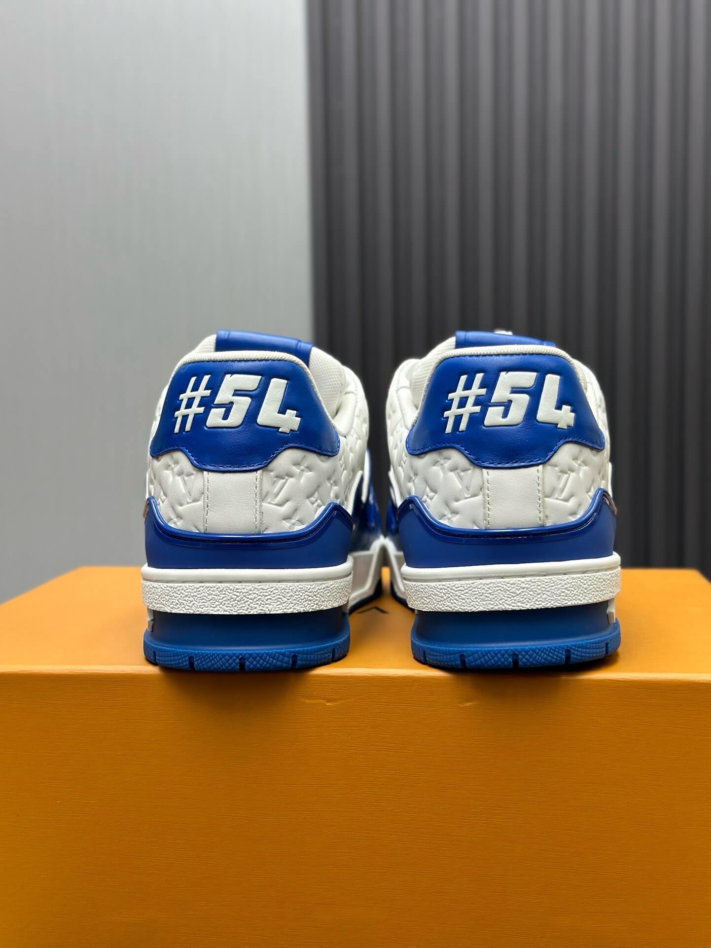 Blue Jacquard Pattern Sneaker