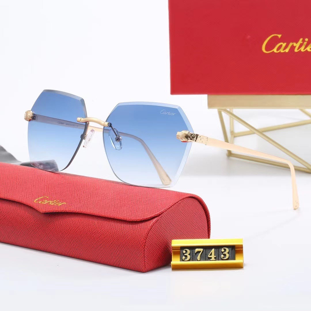 Lunettes de soleil sans monture
