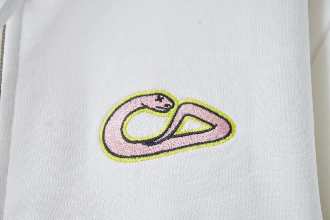 Snake Patchwork Sleeve Jacket