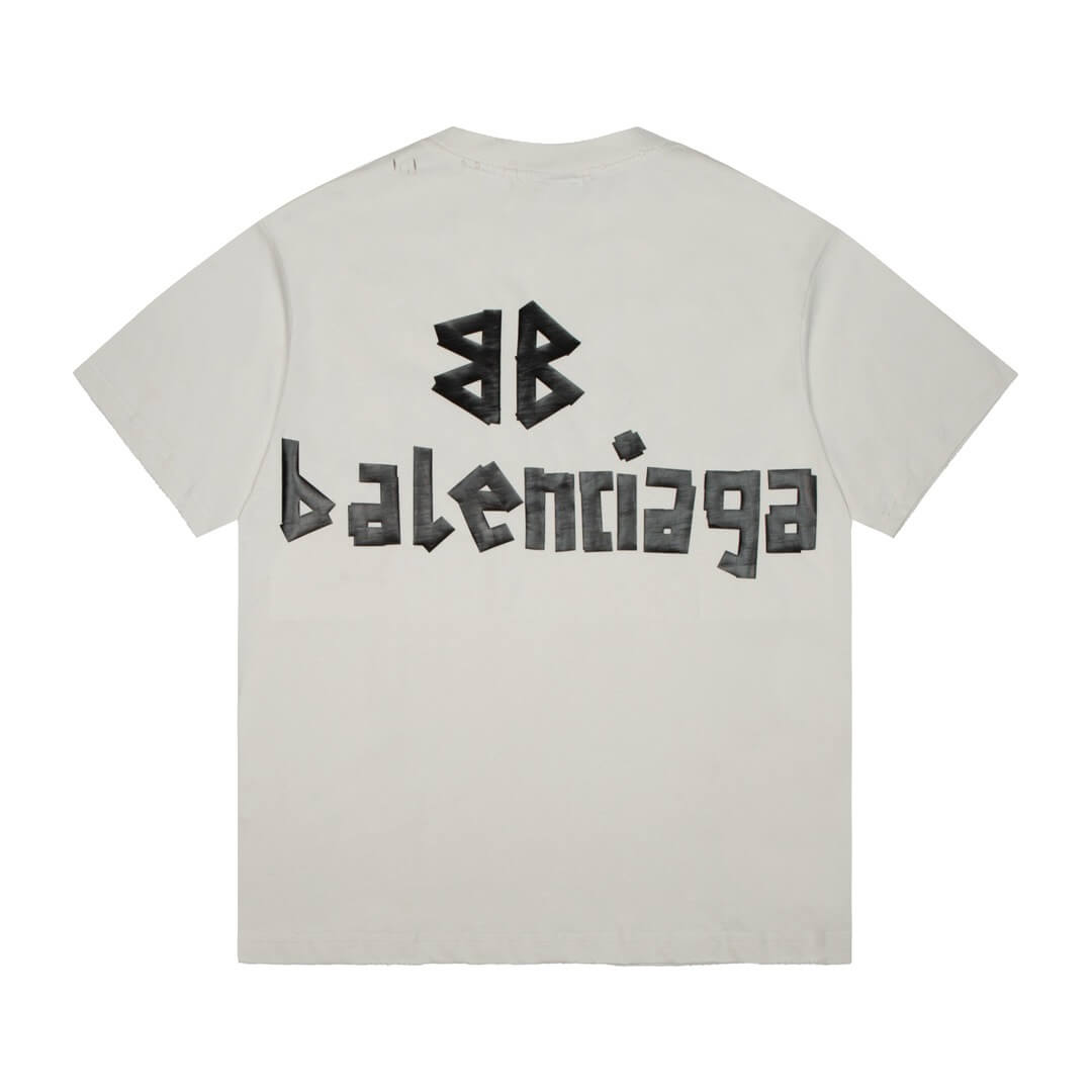 T-shirt à poignets bruts