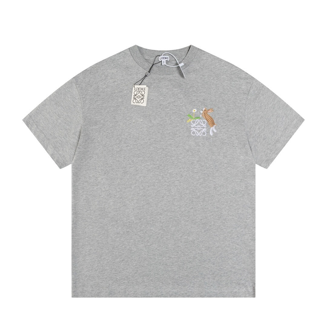 T-shirt brodé lapin