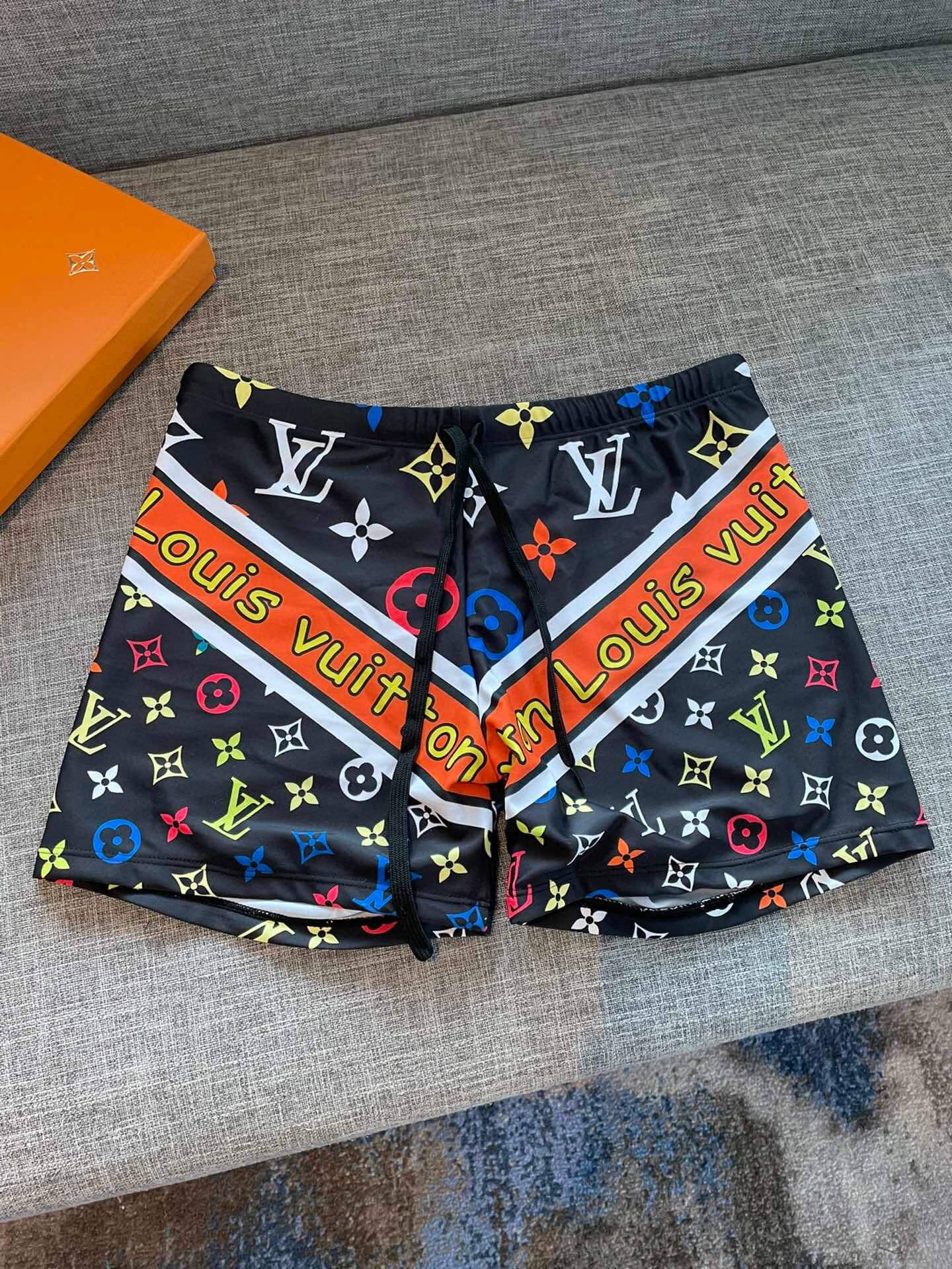 Colorful Jacquard Swim Trunks