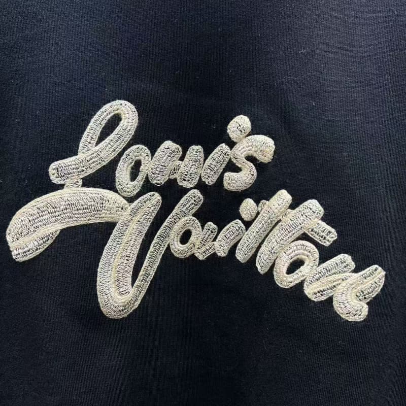 Black and White Exquisite Embroidered Sweatshirt