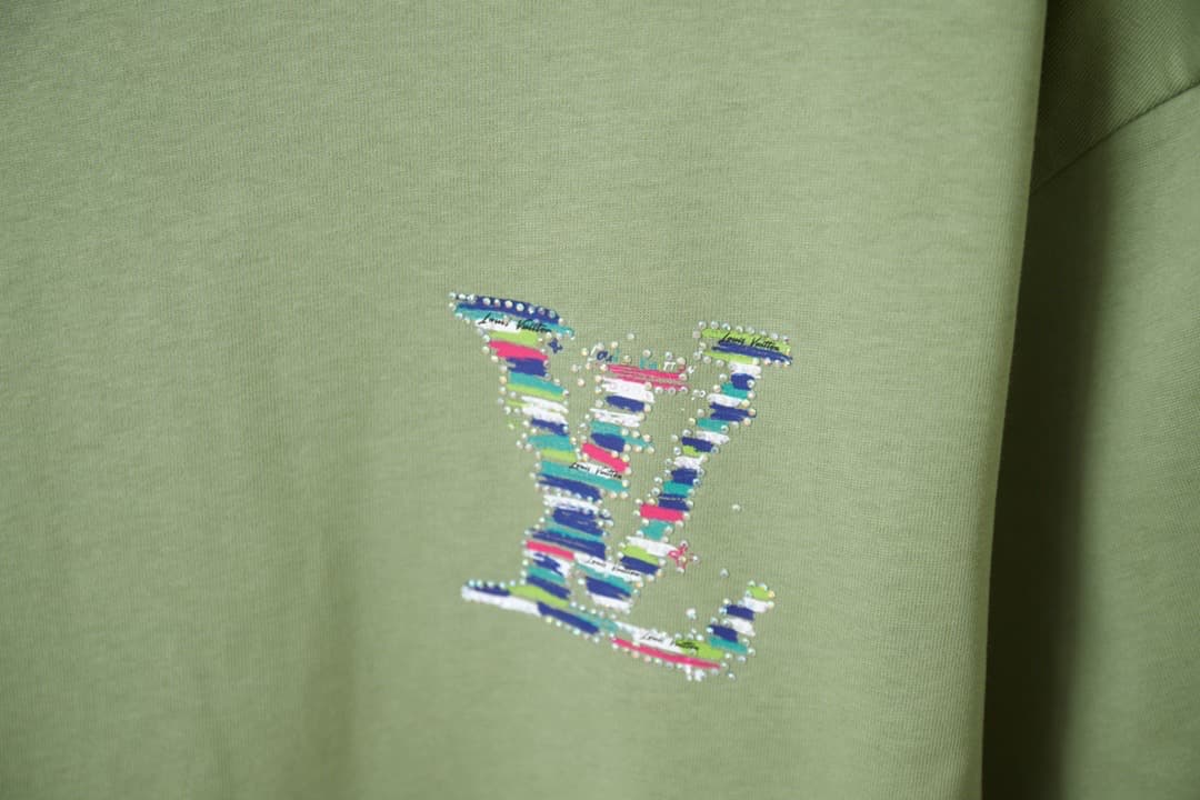 Letter Rainbow Rhinestone T-Shirt