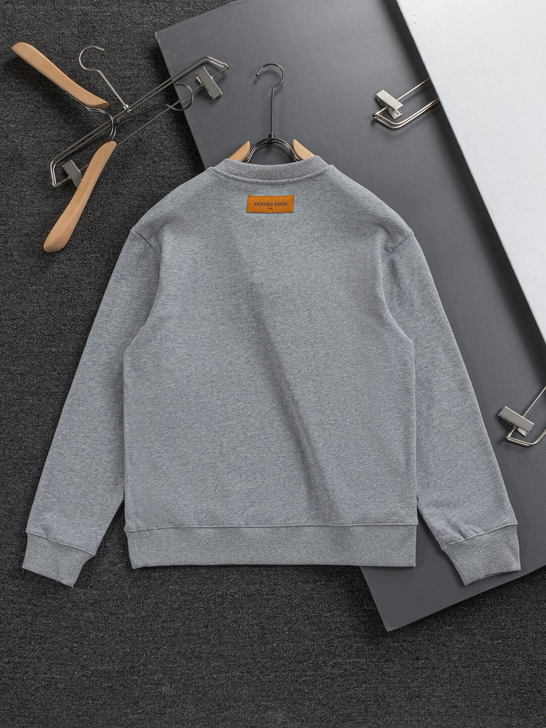 Front Letter Embroidery Sweatshirt