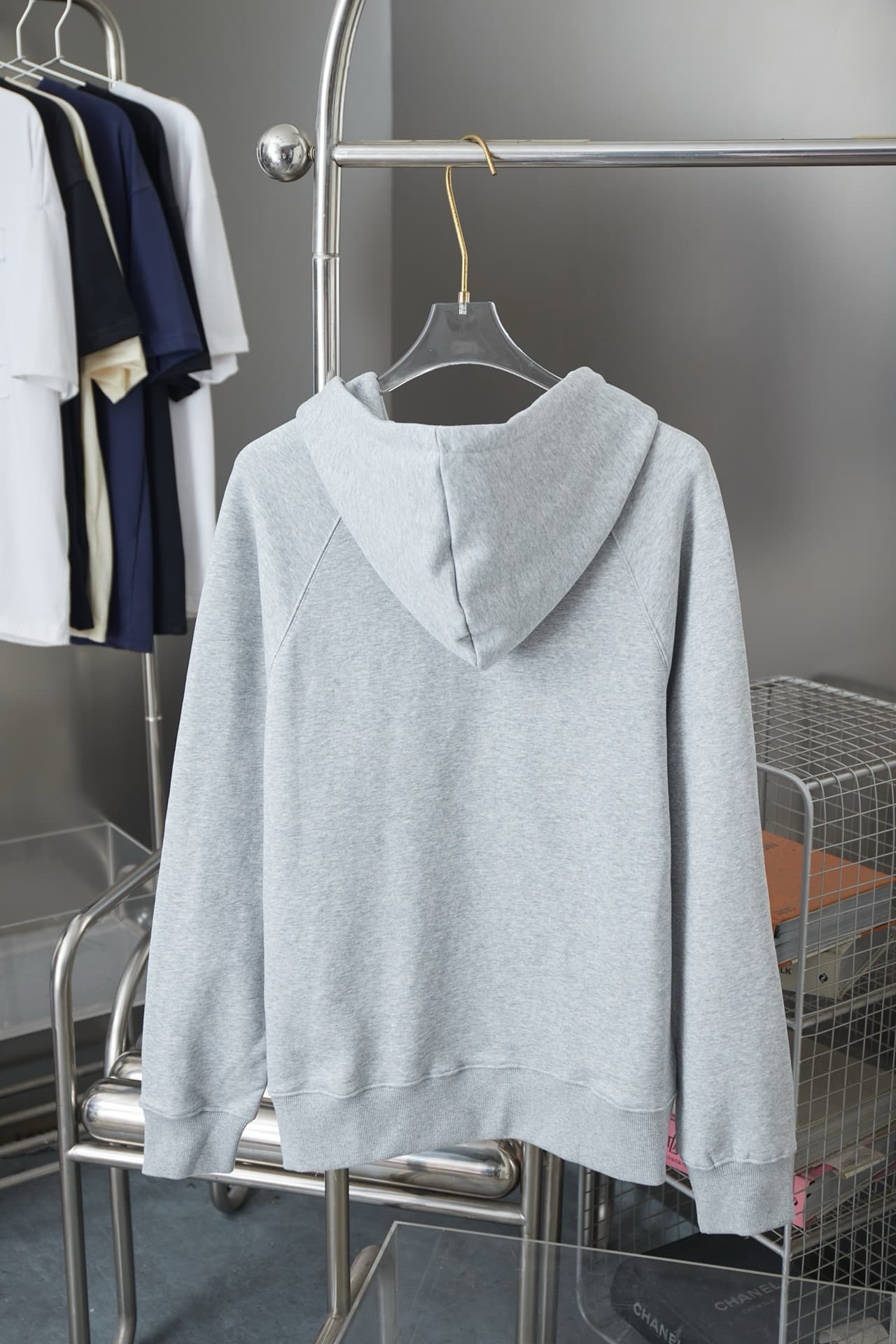 Classic Gold Letter Rhinestone Hoodie