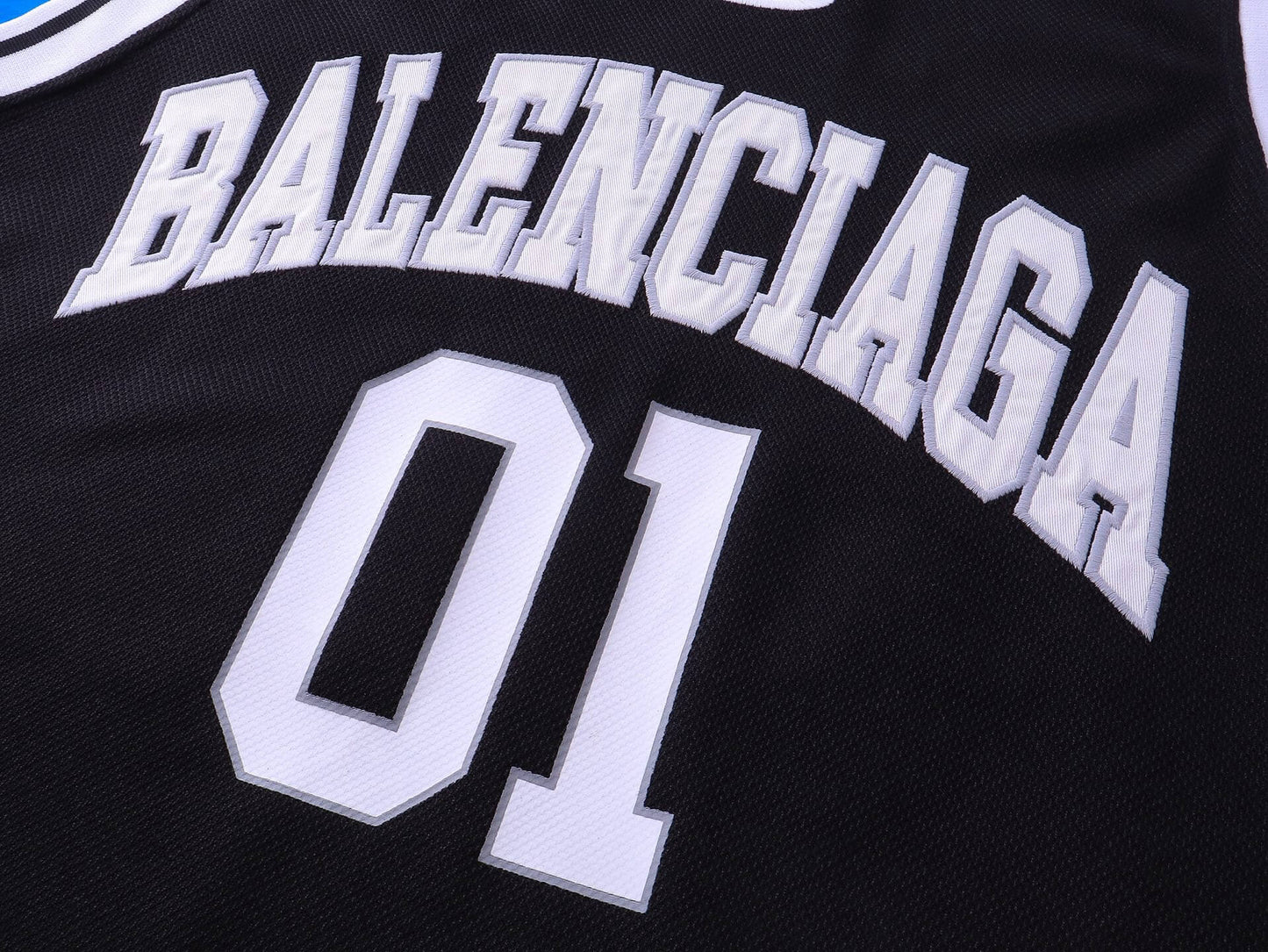 Patchwork Basketball Sweatshirt