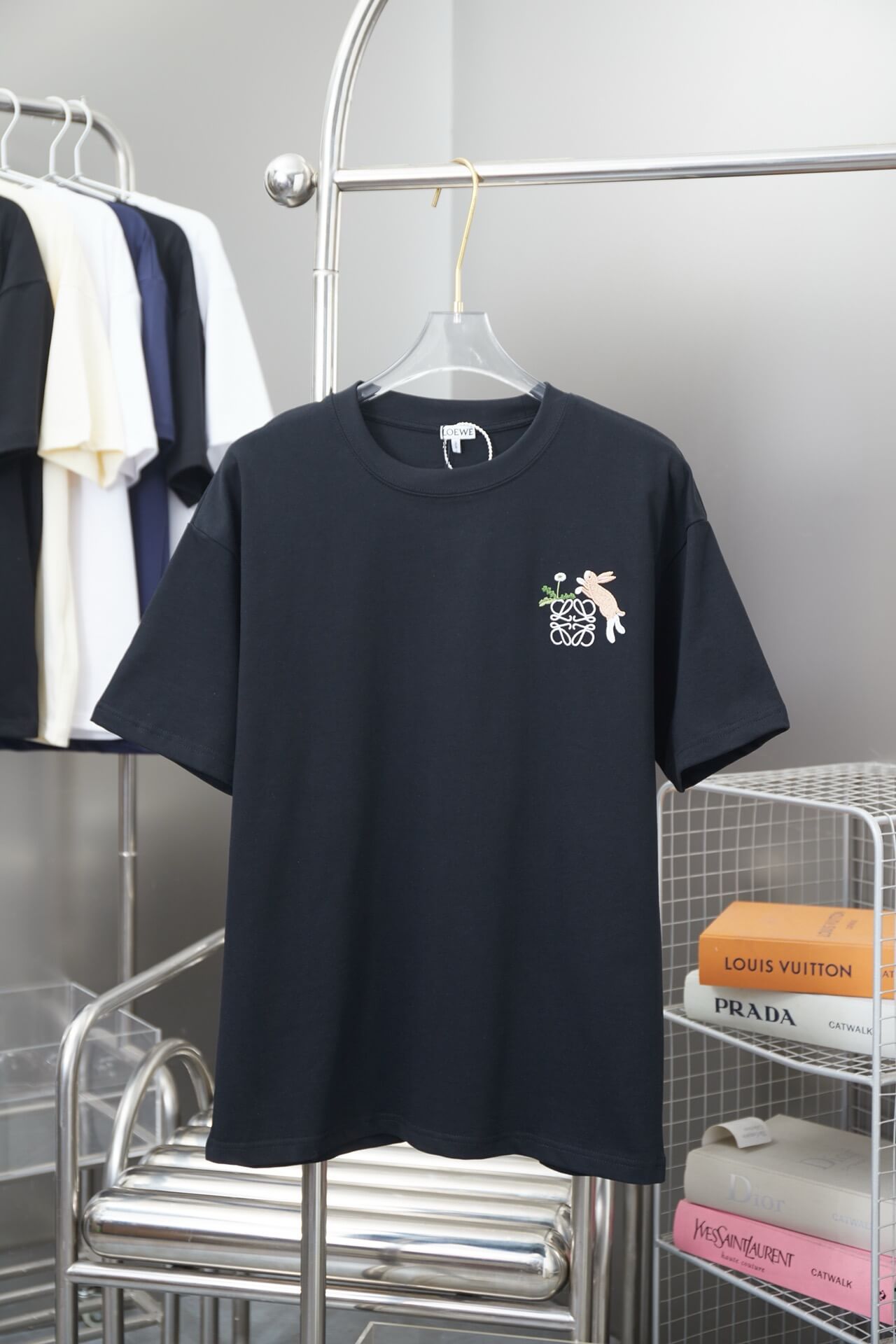 T-shirt brodé lapin