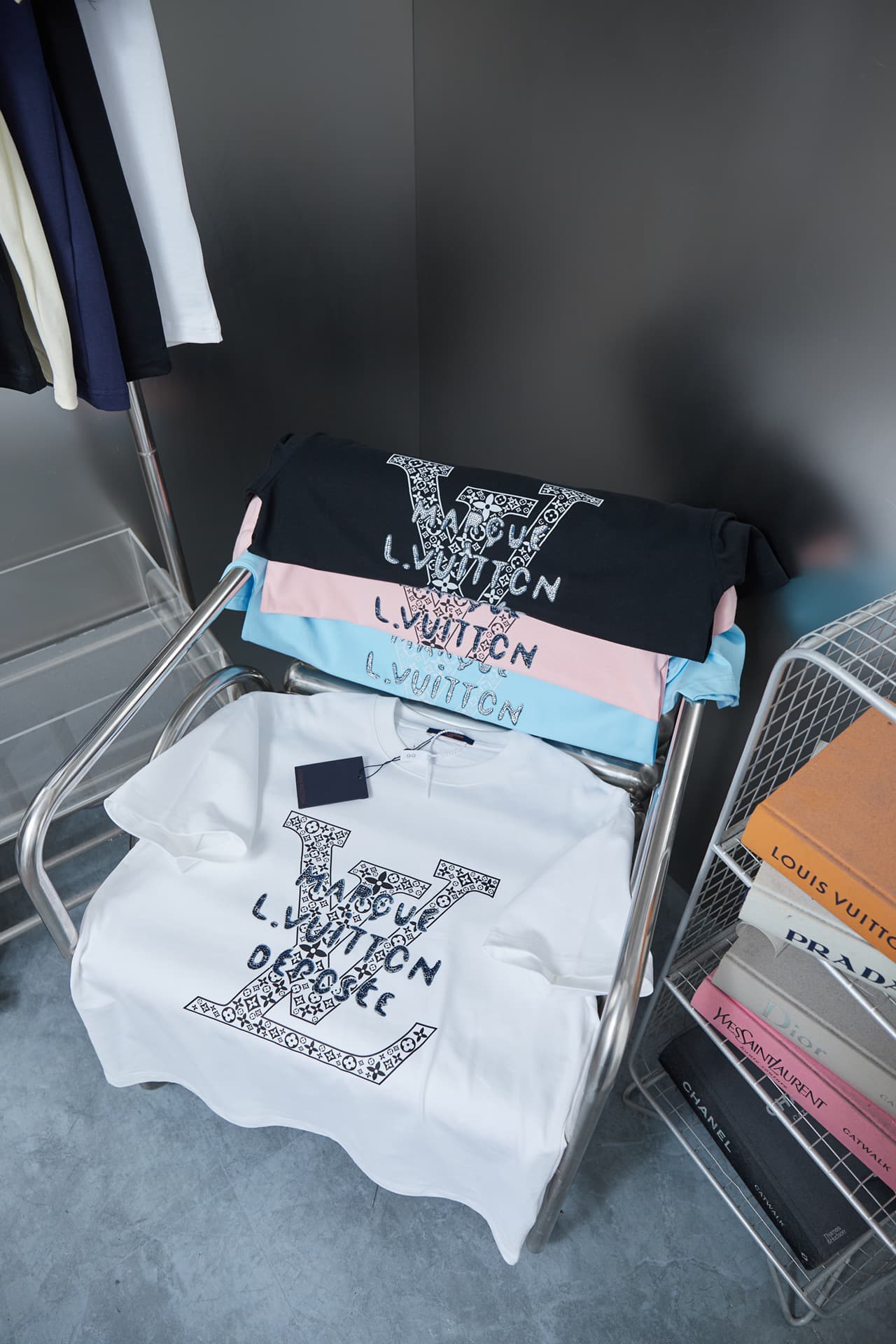 2025 New Style Letter Rhinestone T-shirt