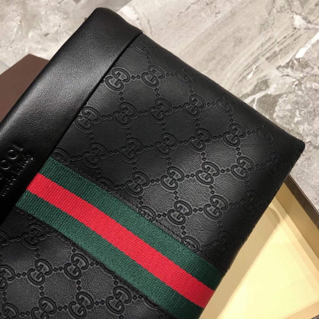 Black Monogram Pouch Bag