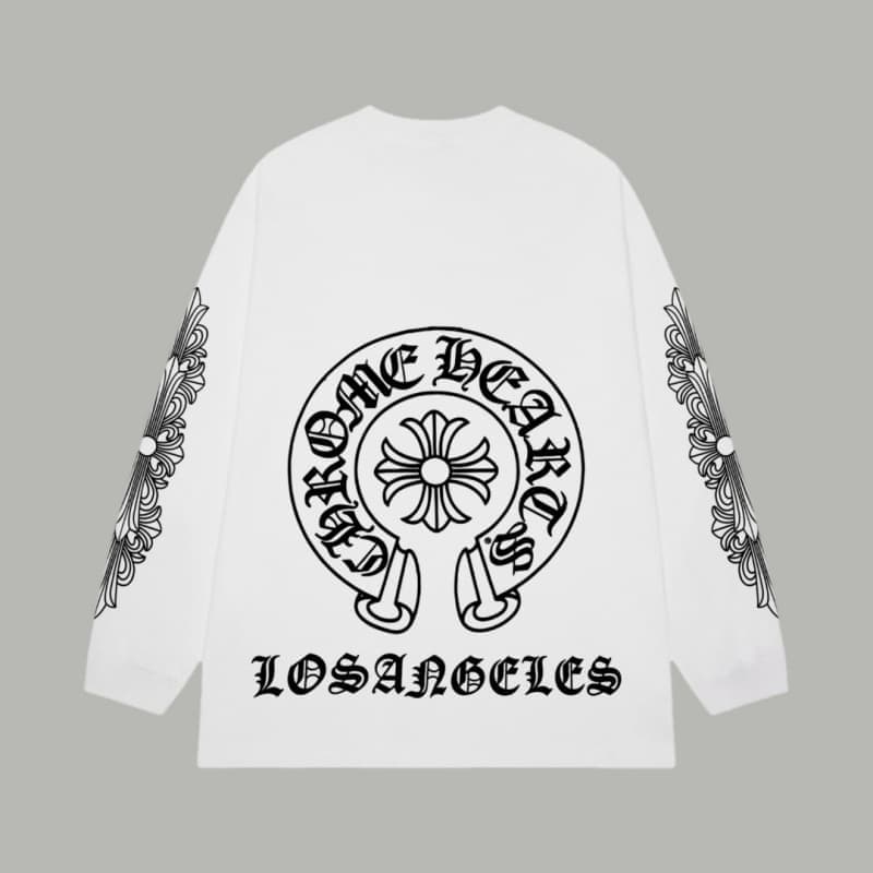 Classic Sanskrit Print Cotton Long Sleeve Shirt
