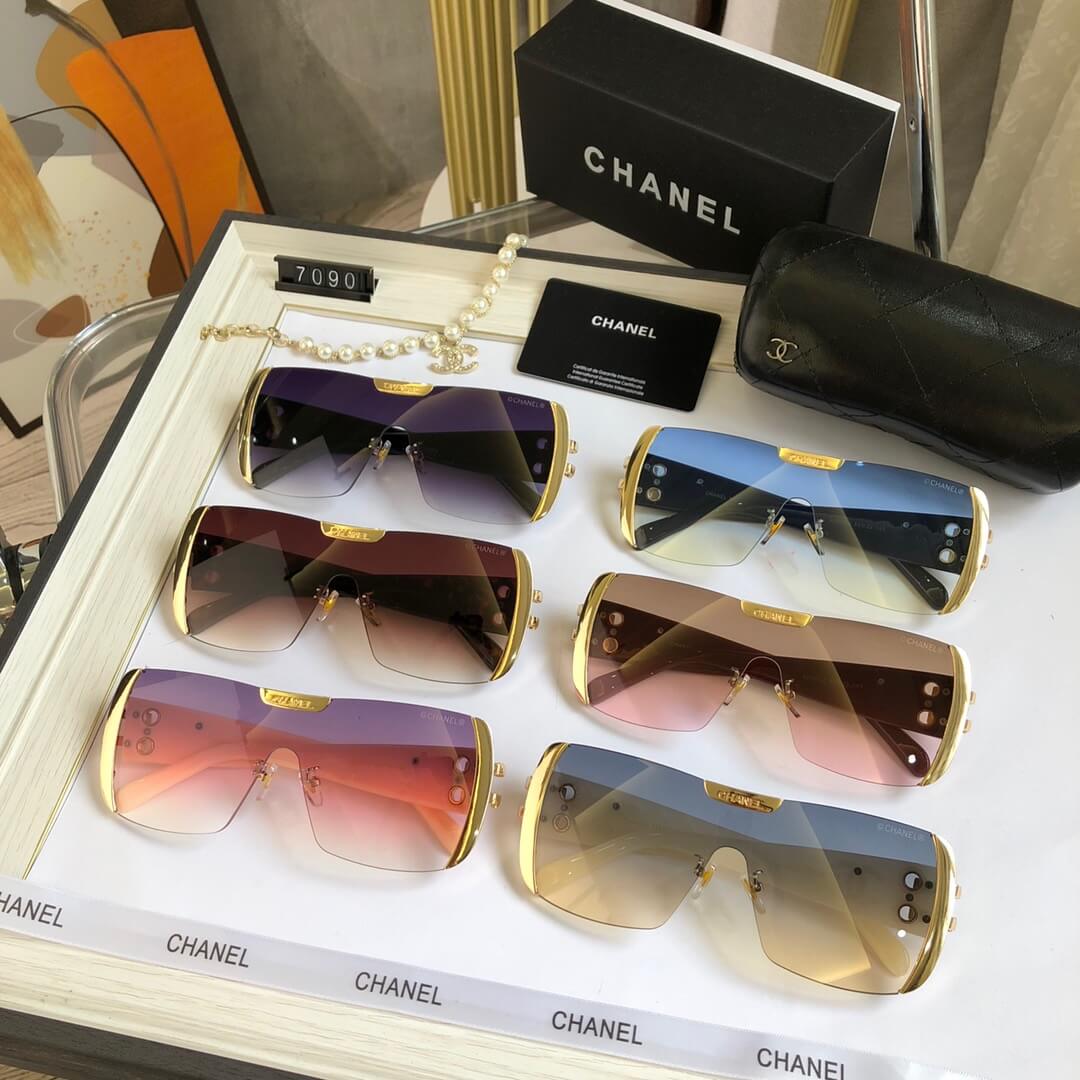 Lunettes de soleil monobloc sans monture à design dégradé