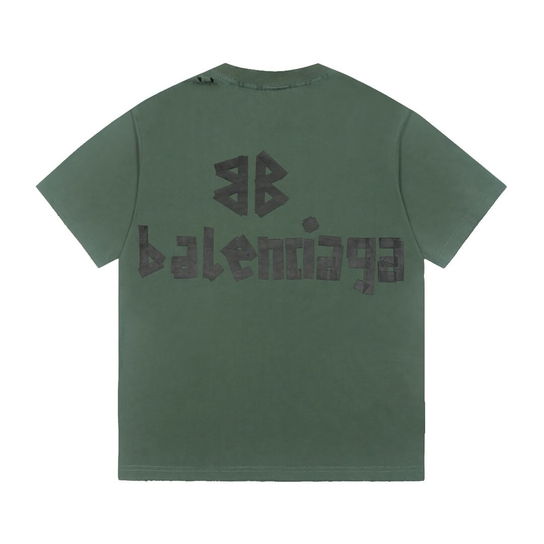 T-shirt à poignets bruts
