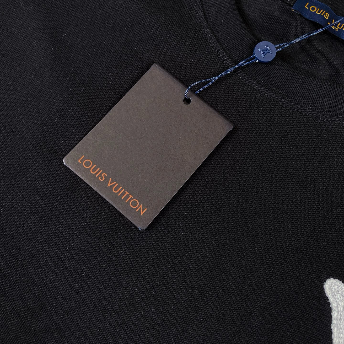 T-shirt classique avec patch monogramme