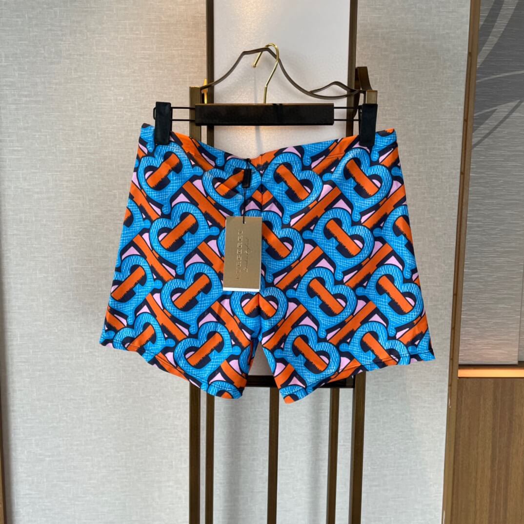 Colorful All-Over Print Swim Trunks