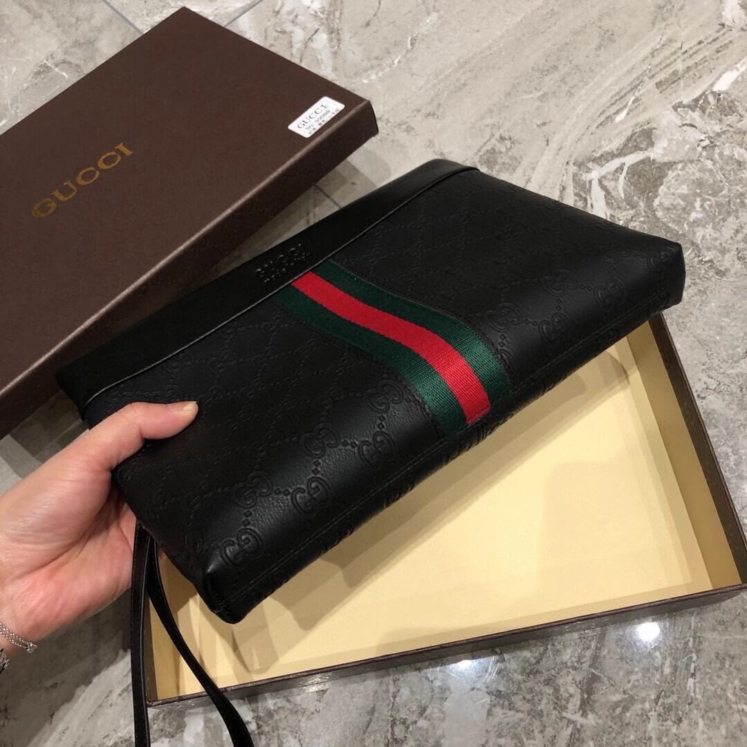 Black Monogram Pouch Bag