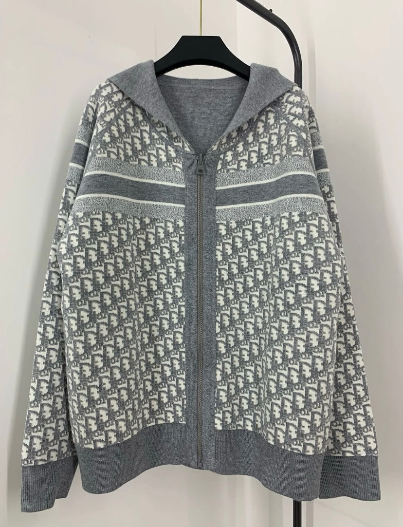 Veste réversible-Imprimé all-over et minimaliste
