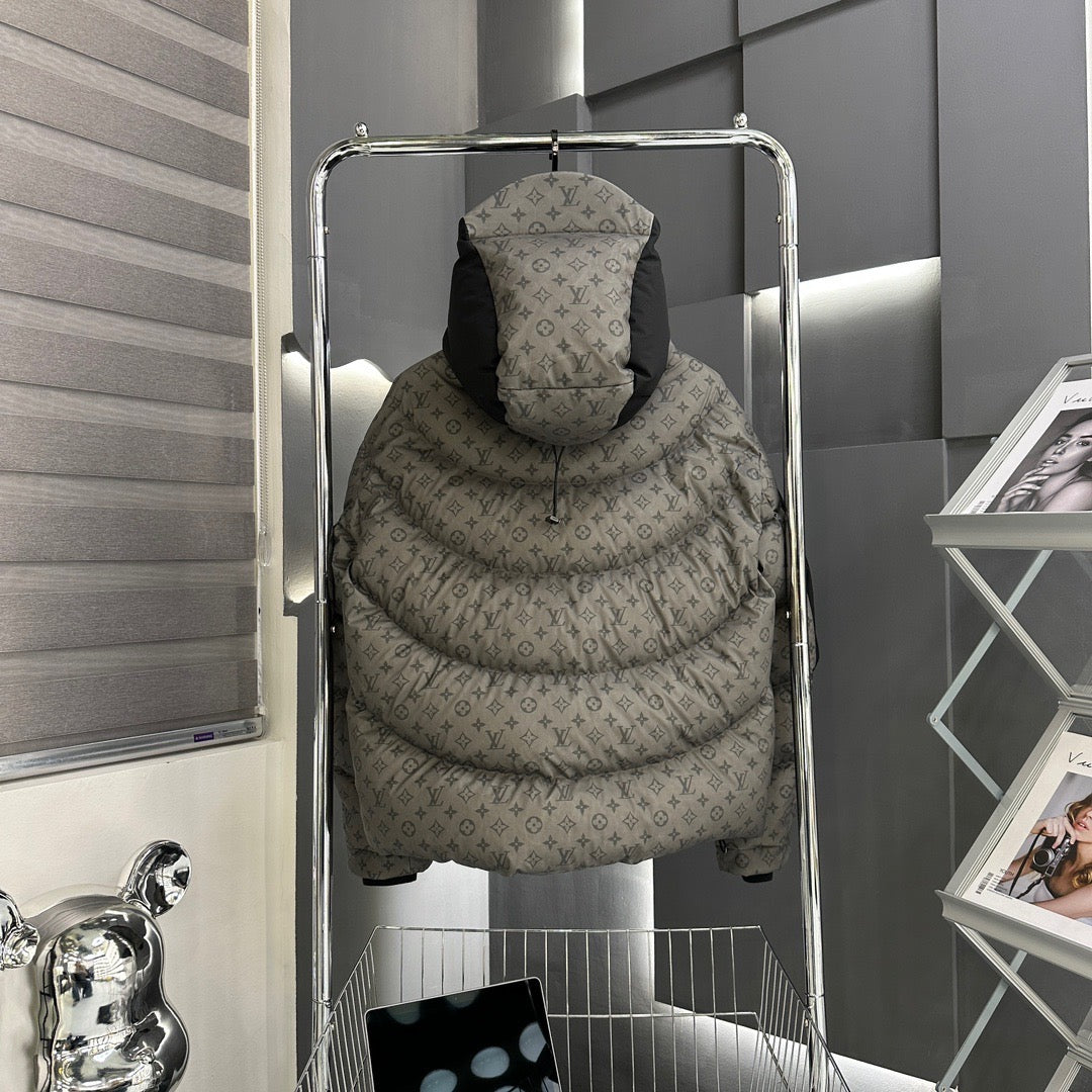 Doudoune en tissu thermosensible à changement de couleur