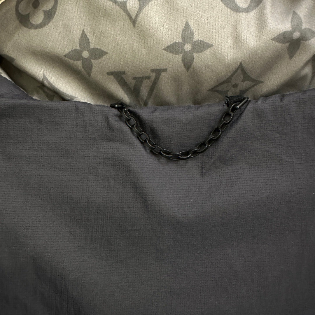 Doudoune en tissu thermosensible à changement de couleur