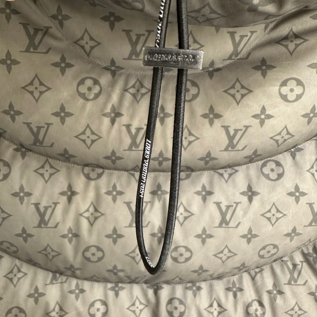 Doudoune en tissu thermosensible à changement de couleur