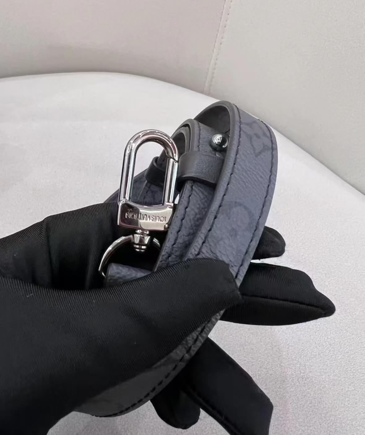 Sac cylindrique monogramme classique