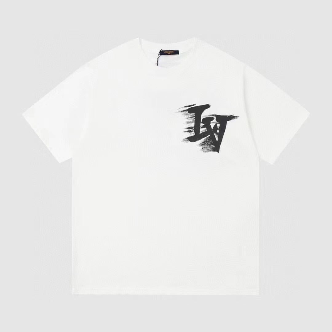 T-Shirt mit Schatten-Print