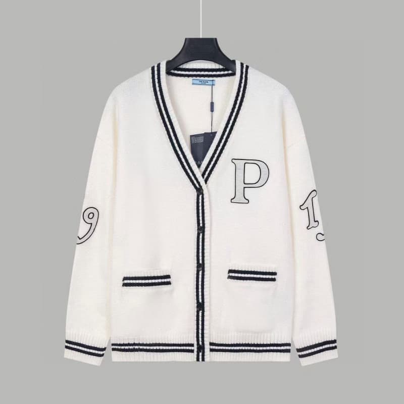Patchwork Knitted Wool Cardigan Jacket