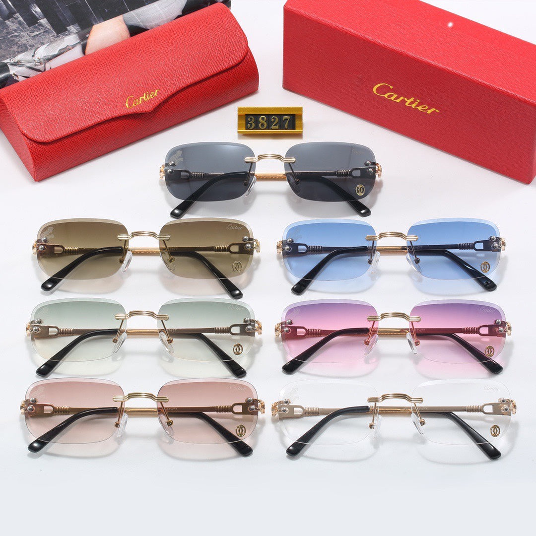 Lunettes de soleil sans monture