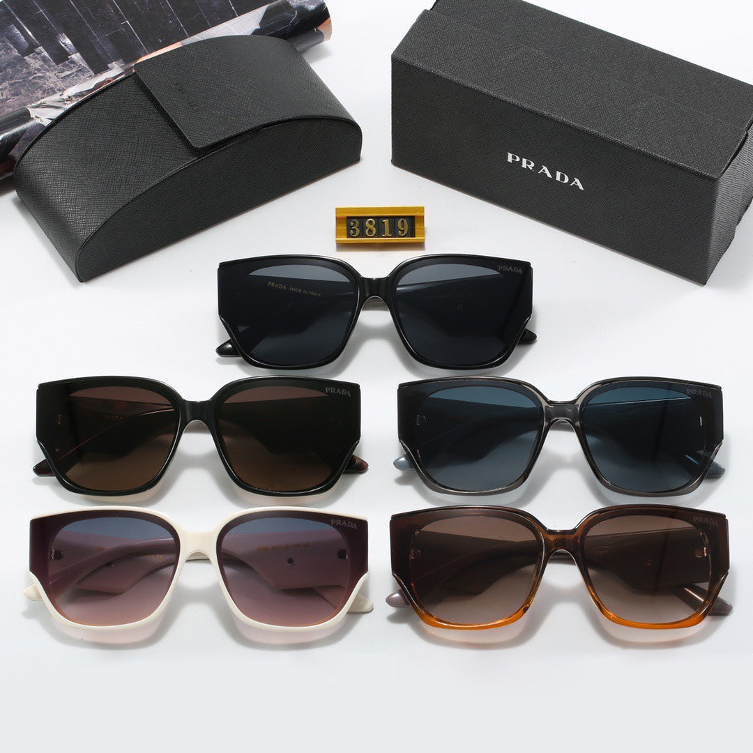 Lunettes de soleil rétro à monture épaisse