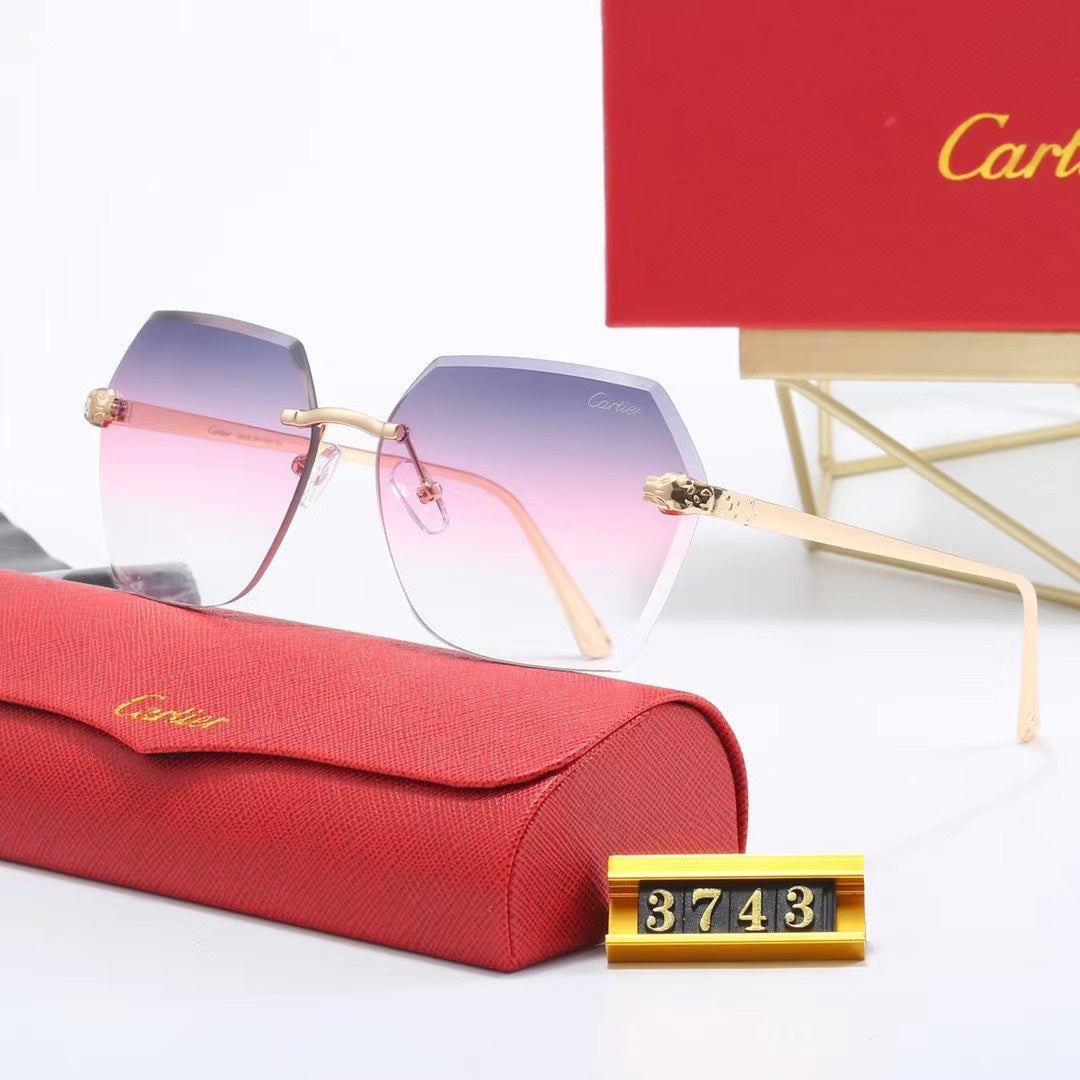 Lunettes de soleil sans monture