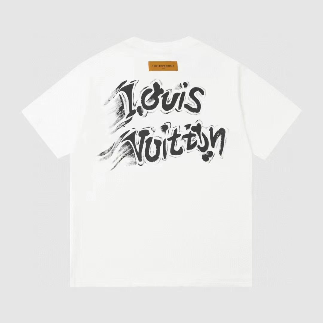 T-Shirt mit Schatten-Print