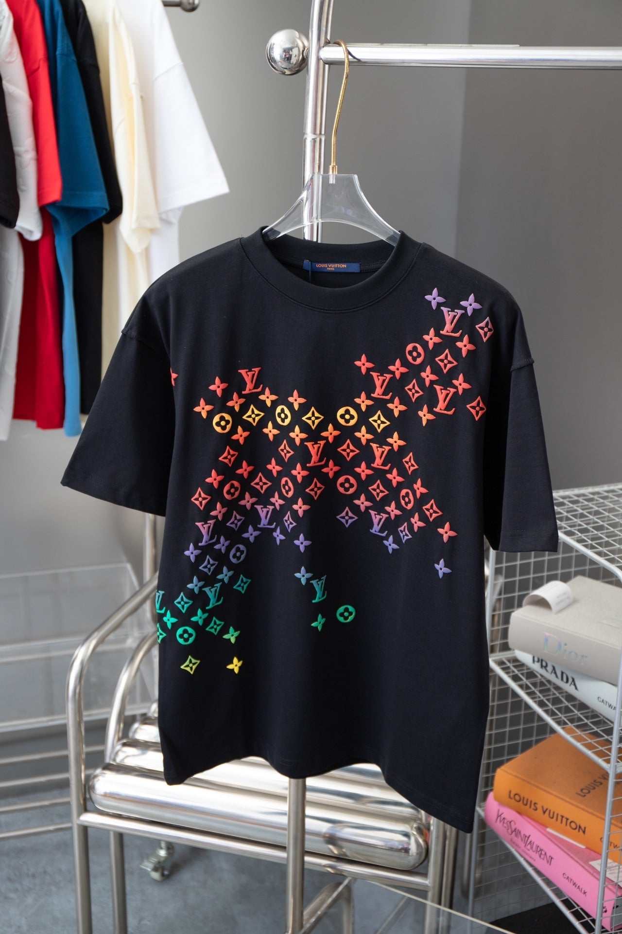 T-shirt imprimé dégradé presbyte