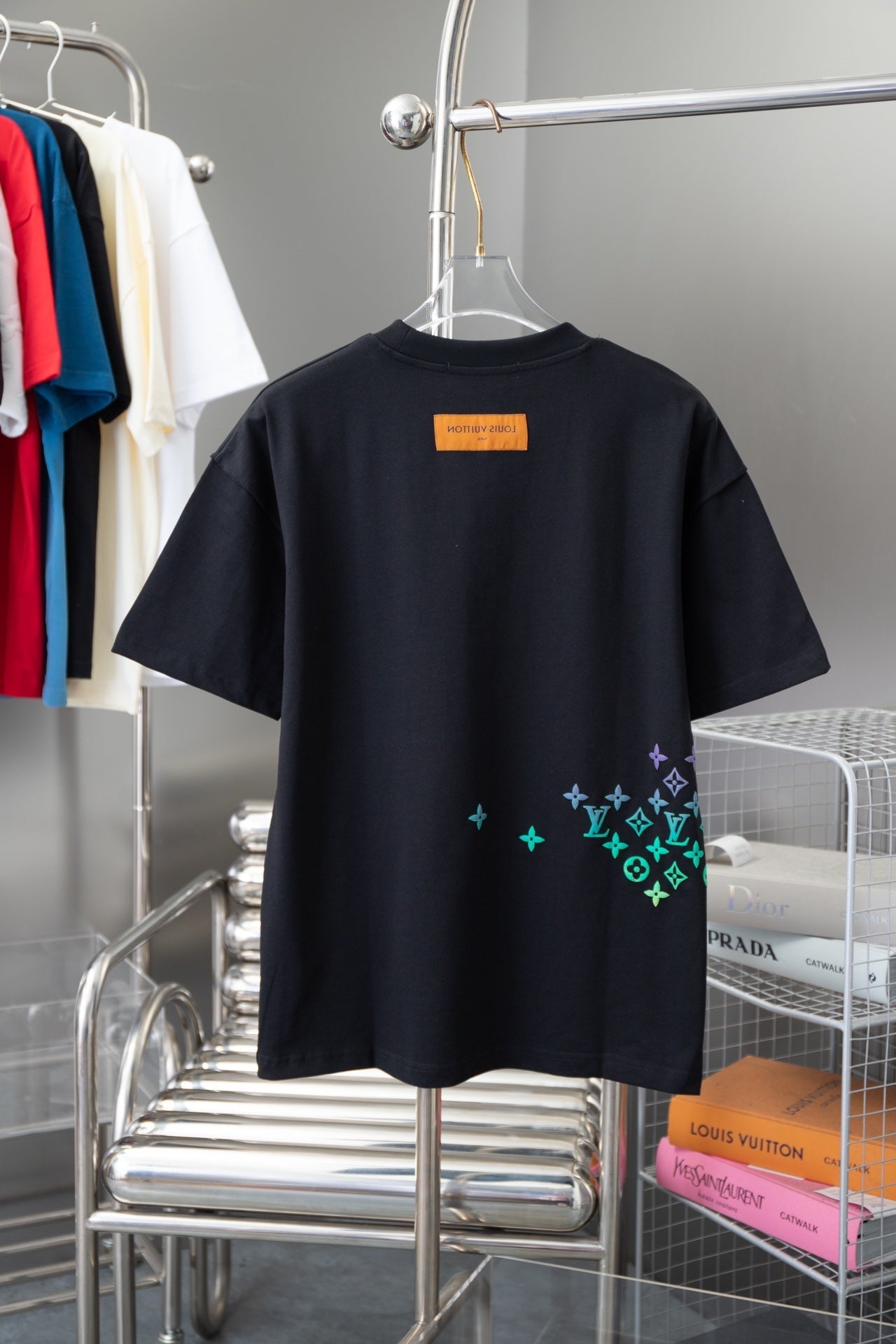 T-shirt imprimé dégradé presbyte
