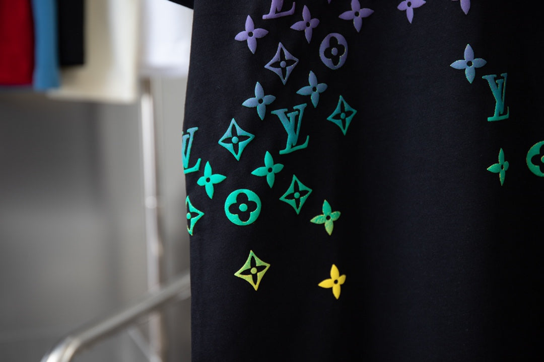 T-shirt imprimé dégradé presbyte