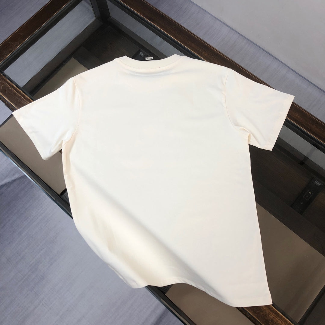 T-shirt imprimé patchwork rouge et vert