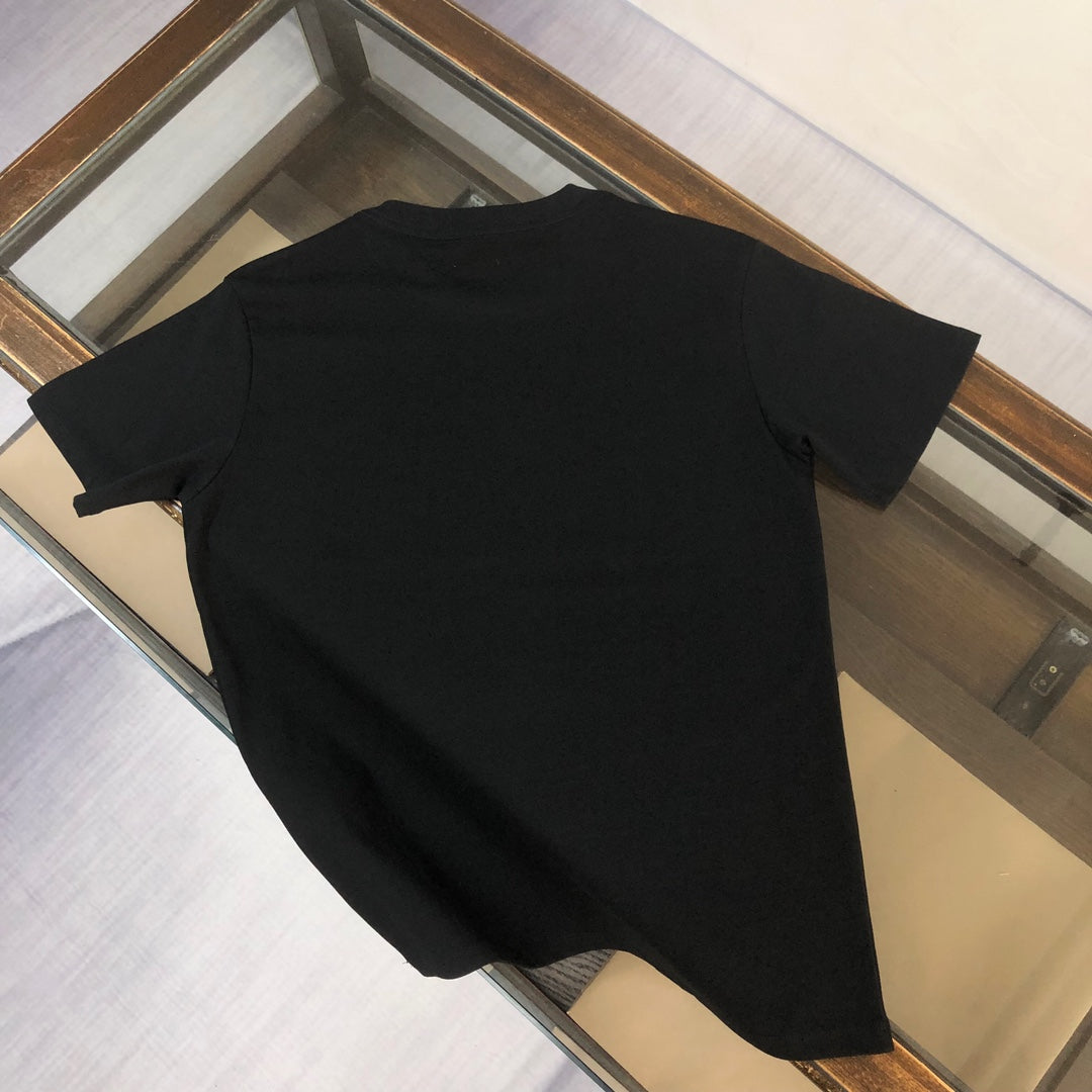 T-shirt imprimé patchwork rouge et vert