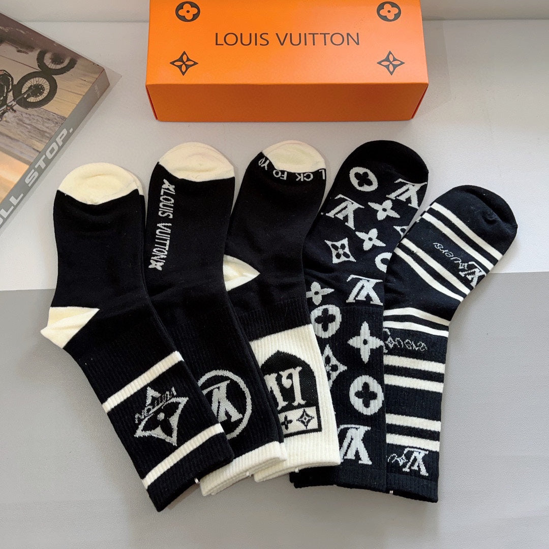 Chaussettes à motifs classiques