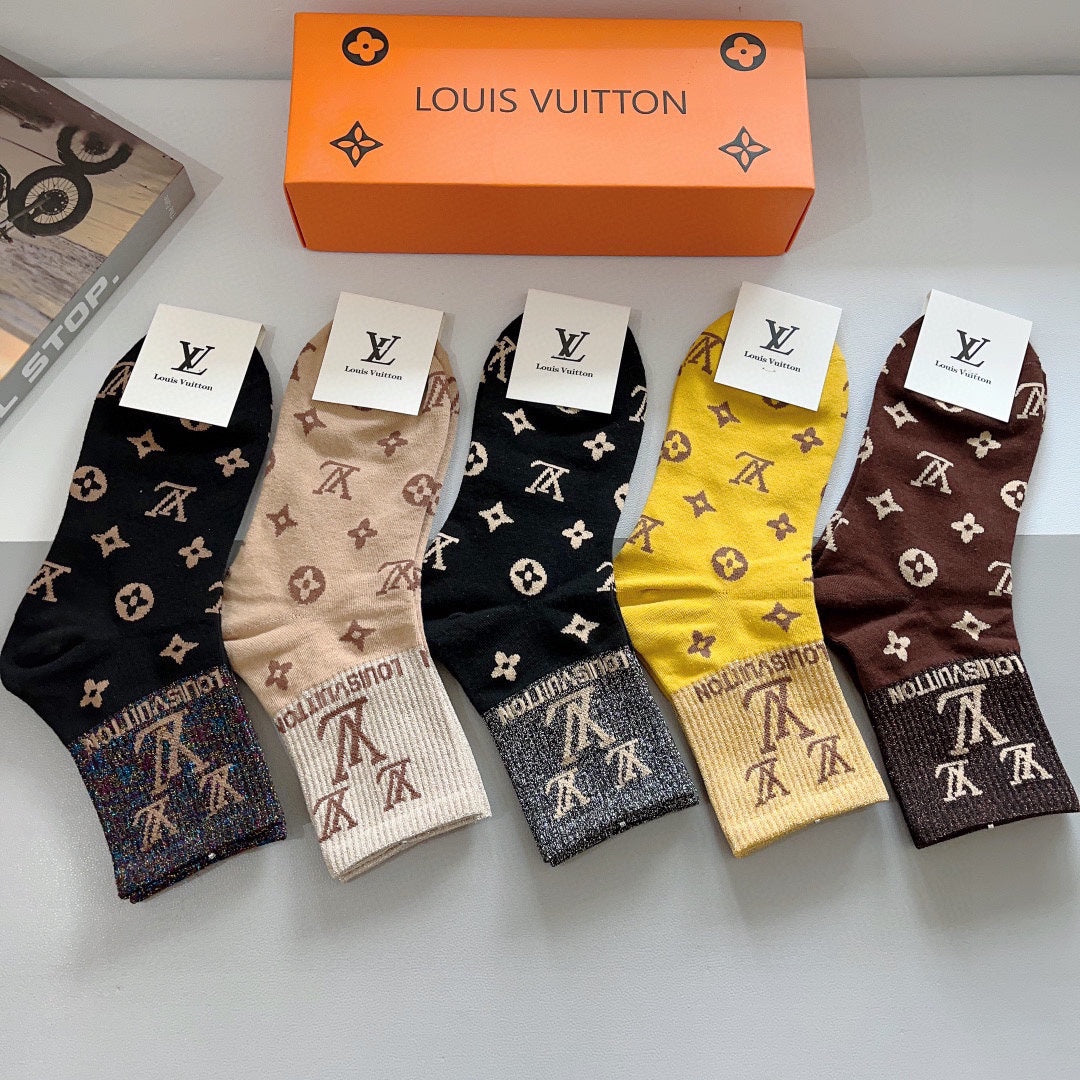 Chaussettes à imprimé classique