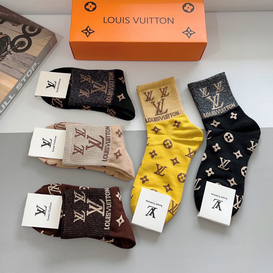 Chaussettes à imprimé classique