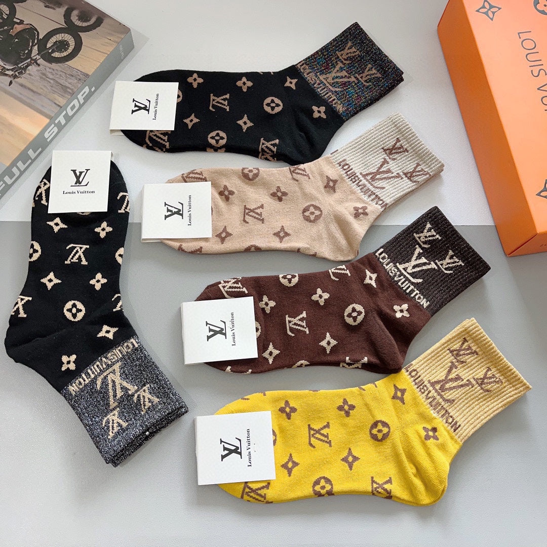 Chaussettes à imprimé classique