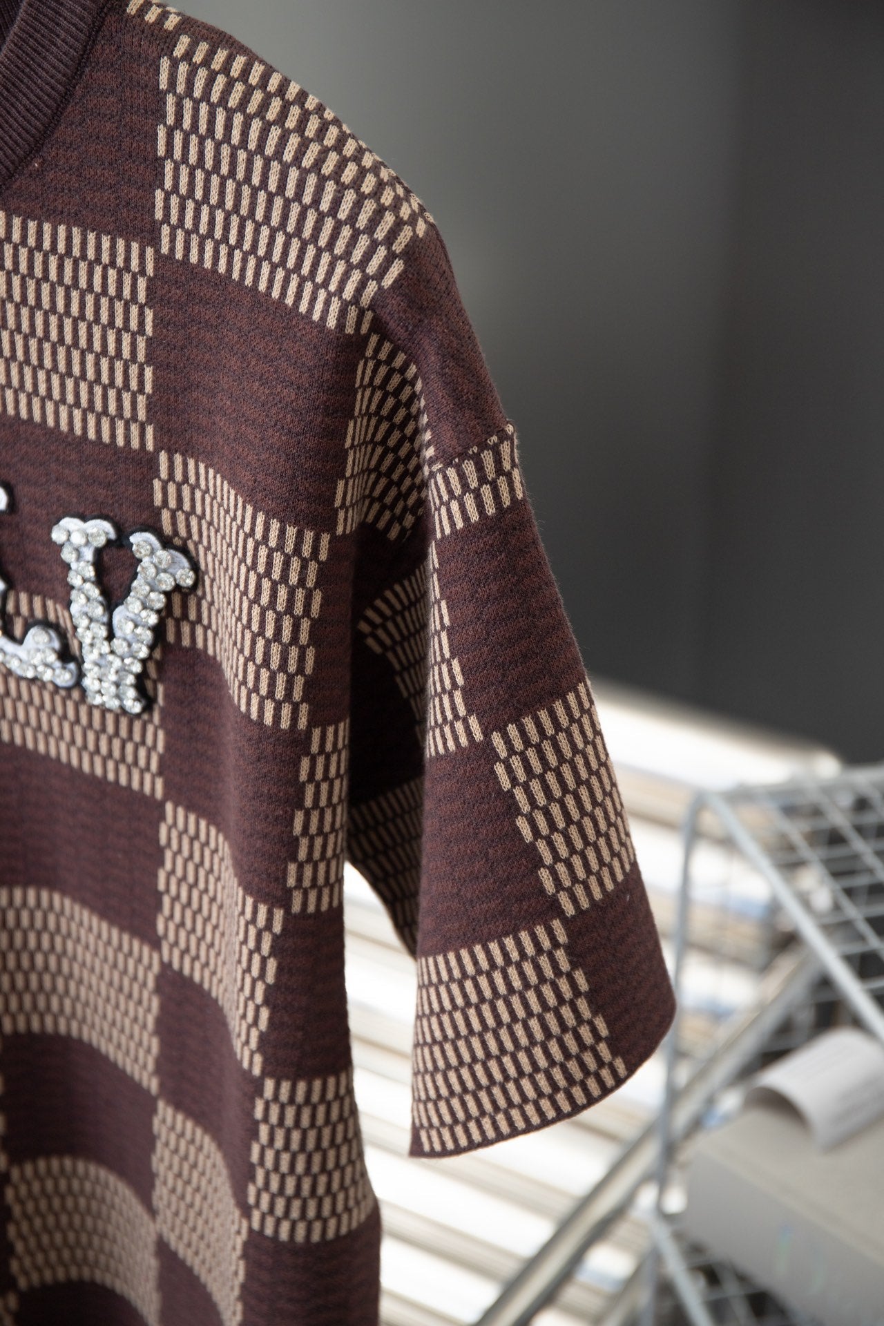 T-shirt brodé de strass