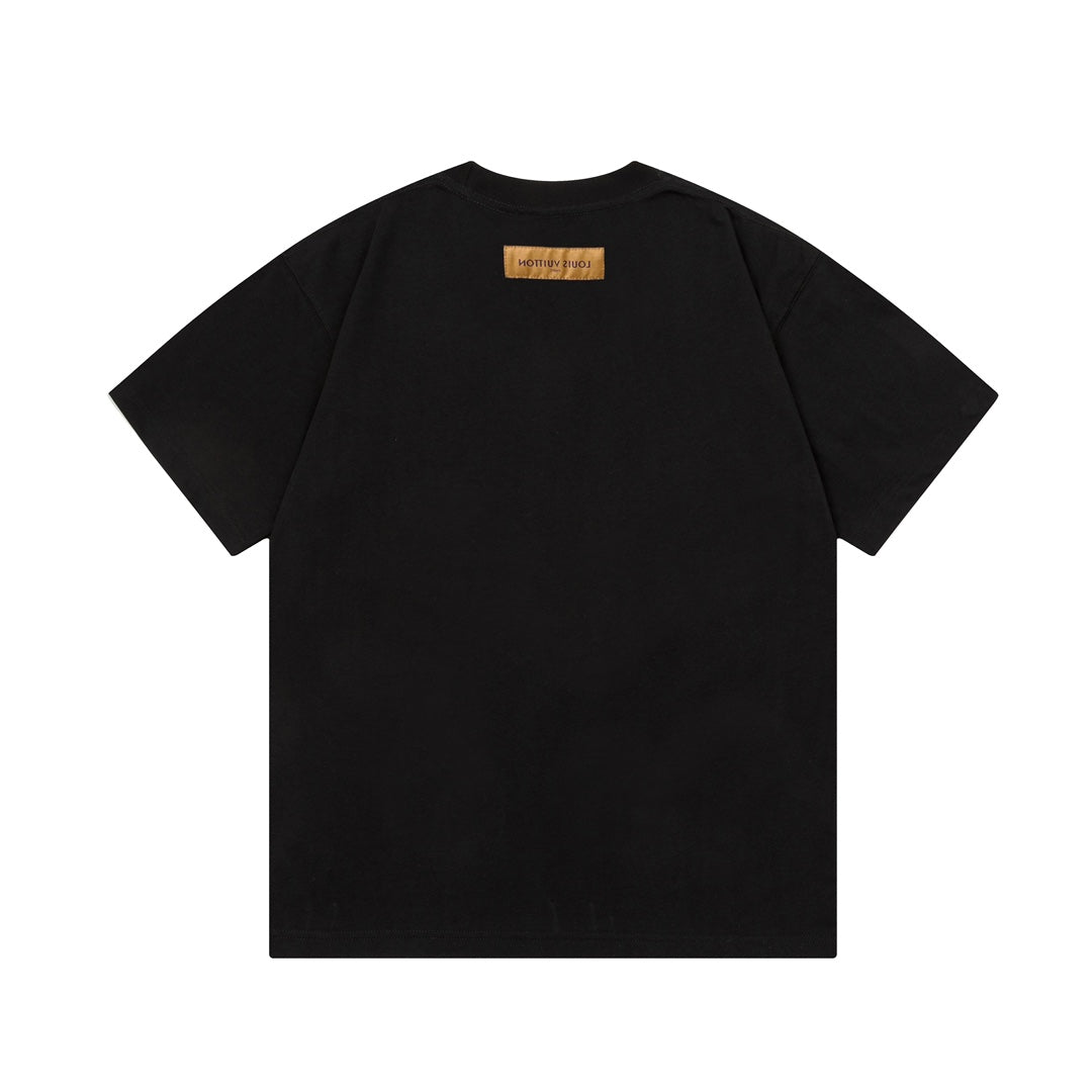 T-shirt imprimé courbe graffiti