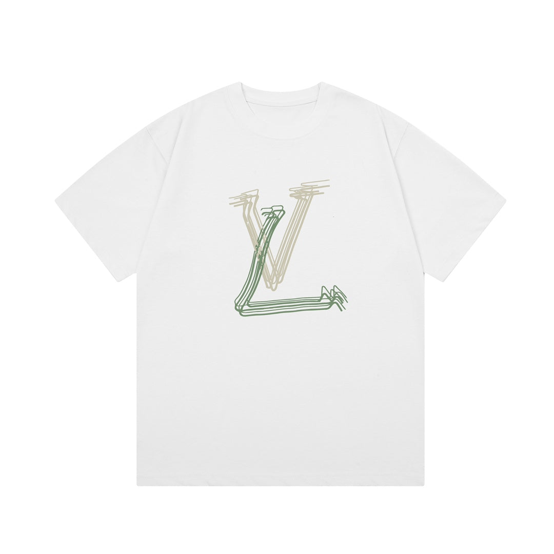 T-shirt imprimé courbe graffiti