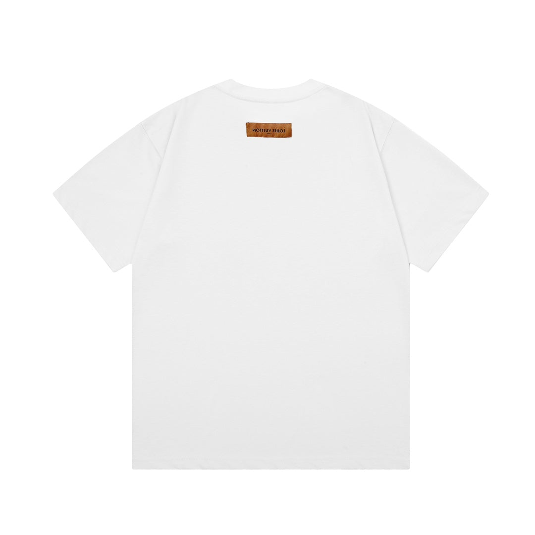T-shirt imprimé courbe graffiti