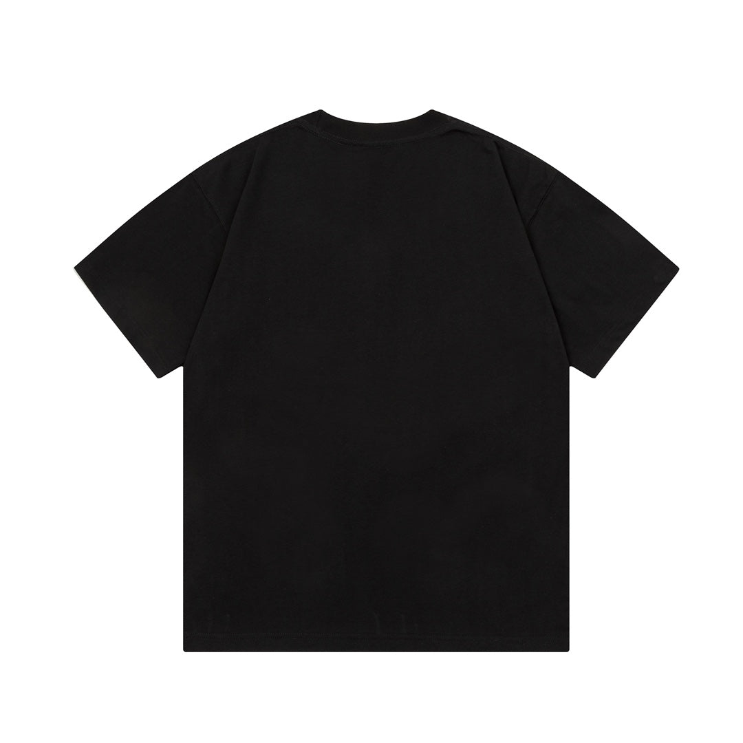 T-shirt imprimé lettres superposées