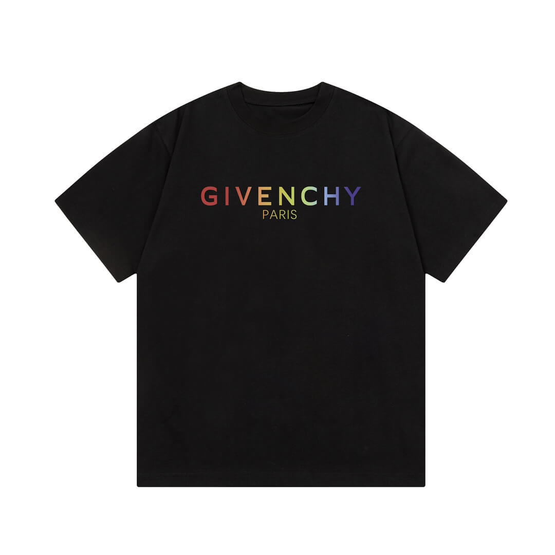 T-shirt lettres arc-en-ciel